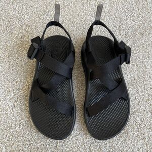 Chaco Z/1 Ecotread Sandals Kids /Juniors Size 2 Black Hiking Travel Water